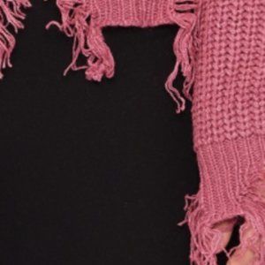 NWT "Ripped Hem" Hoodie